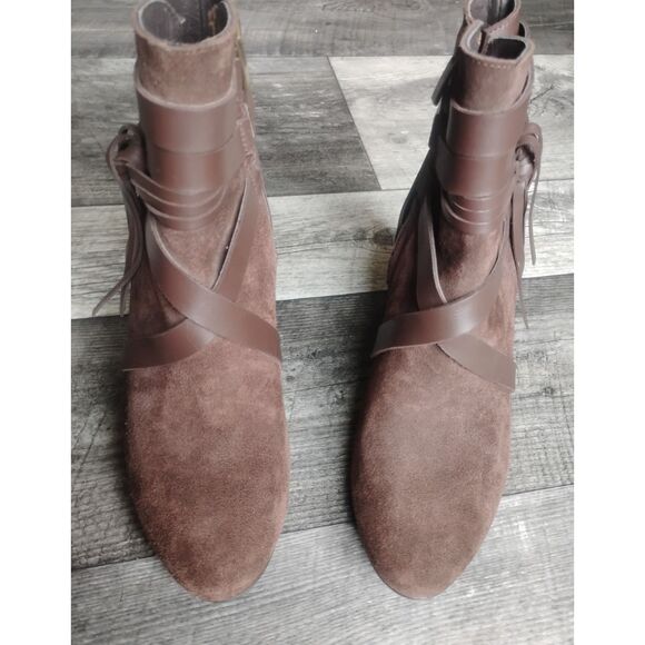 Sundance /Italy Women's Size 40/US Size 8 Ankle Leather Boots NWOT - Picture 4 of 9